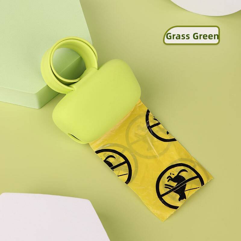 جا کیسه مدفوع سگ سیلیکونی رنگی مدل ساعت مچی